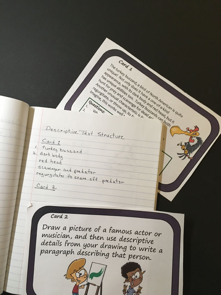 Descriptive Text Structure and Revising Pairing Reading and Writing