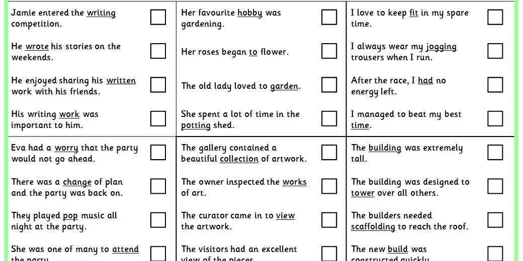 Verbs KS2 SPAG Test Practice Classroom Secrets