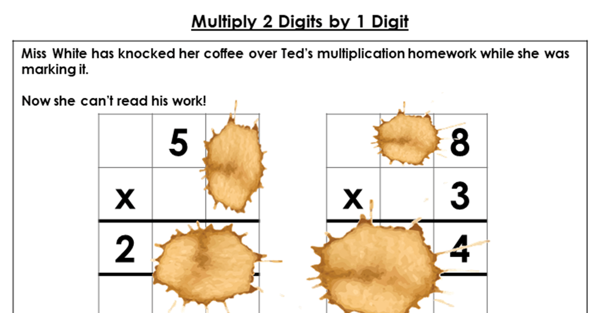 Year 4 Multiply 2 Digits by 1 Digit Lesson Classroom Secrets Year 4 Multiply 2 Digits by 1 Digit Lesson Classroom Secrets