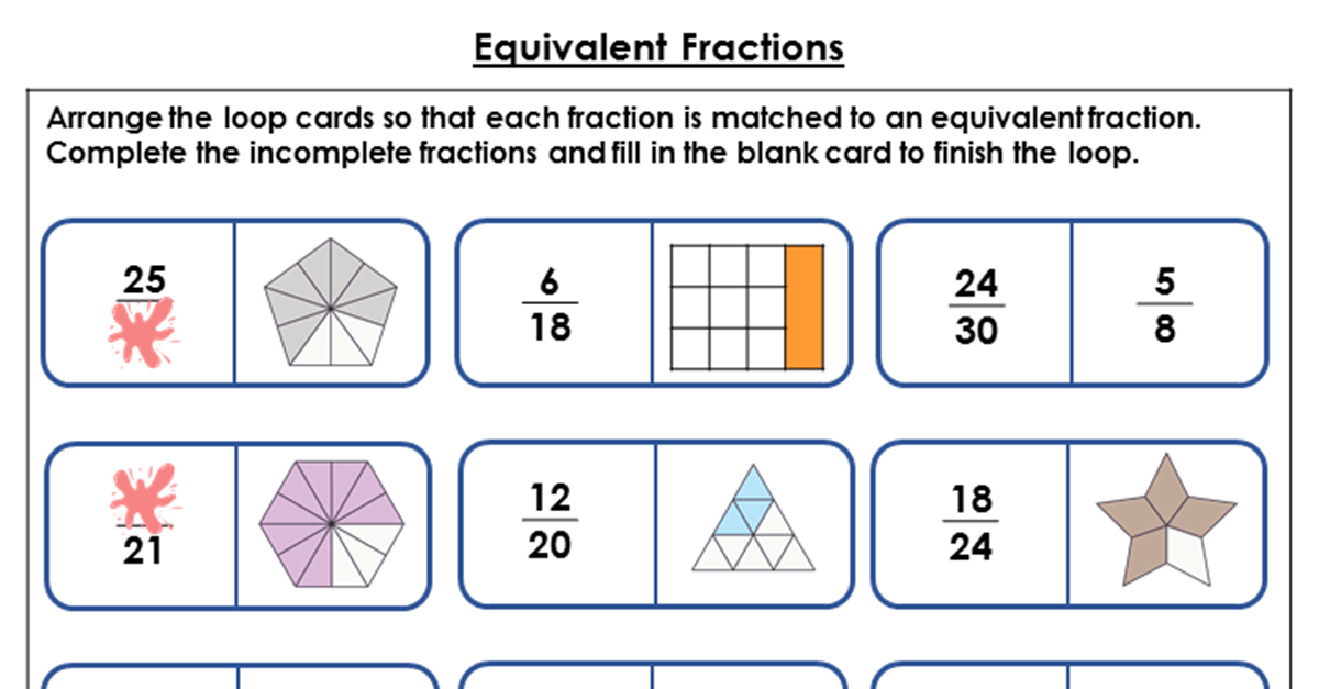 Free Year 5 Equivalent Fractions Lesson Classroom Secrets Classroom