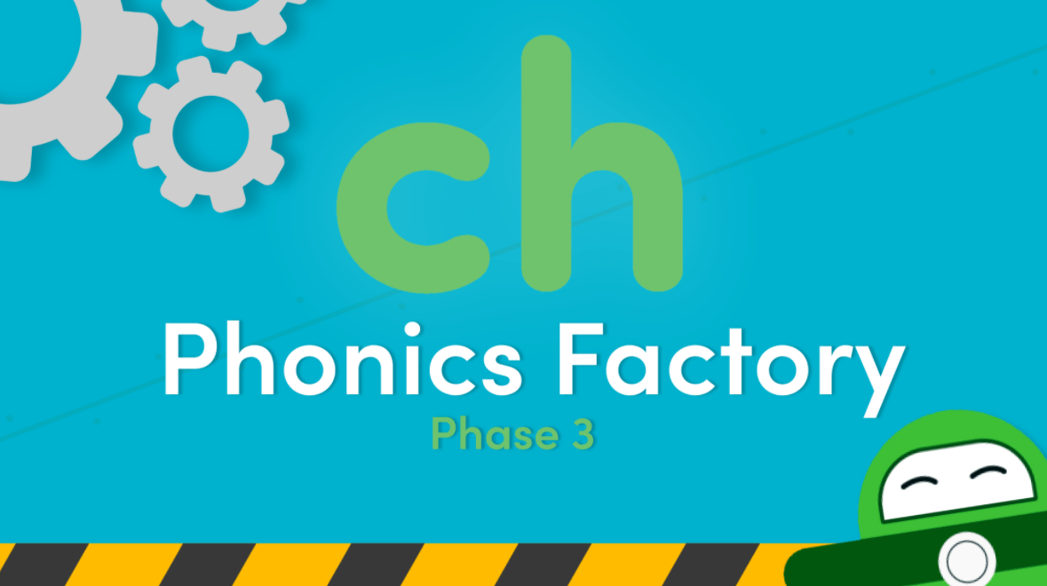 Phonics Factory Phase 3 Phonics ch Sound Animation Video Classroom