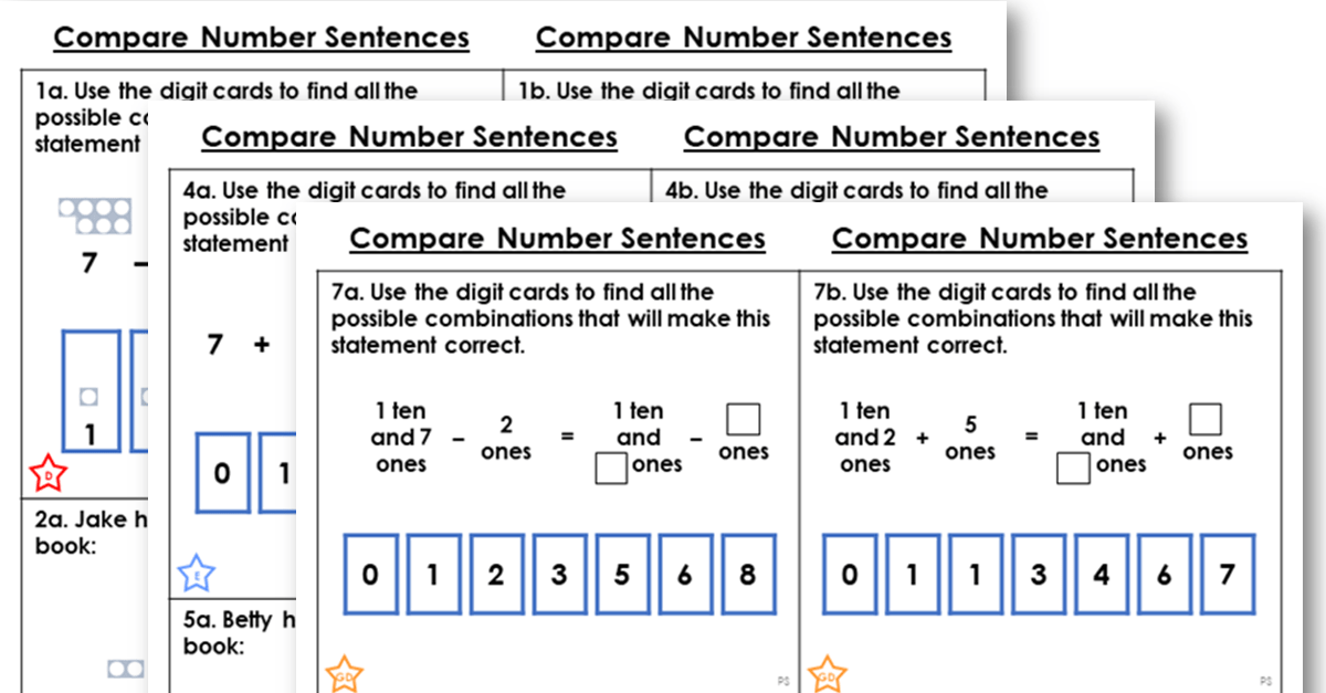 Year 2 Compare Number Sentences Lesson Classroom Secrets Classroom