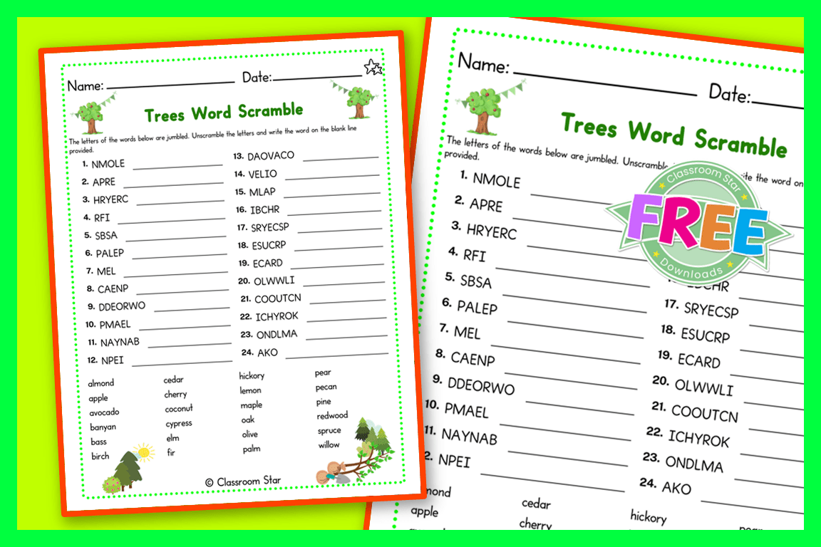 Arbor Day Worksheets Classroom Star Worksheets