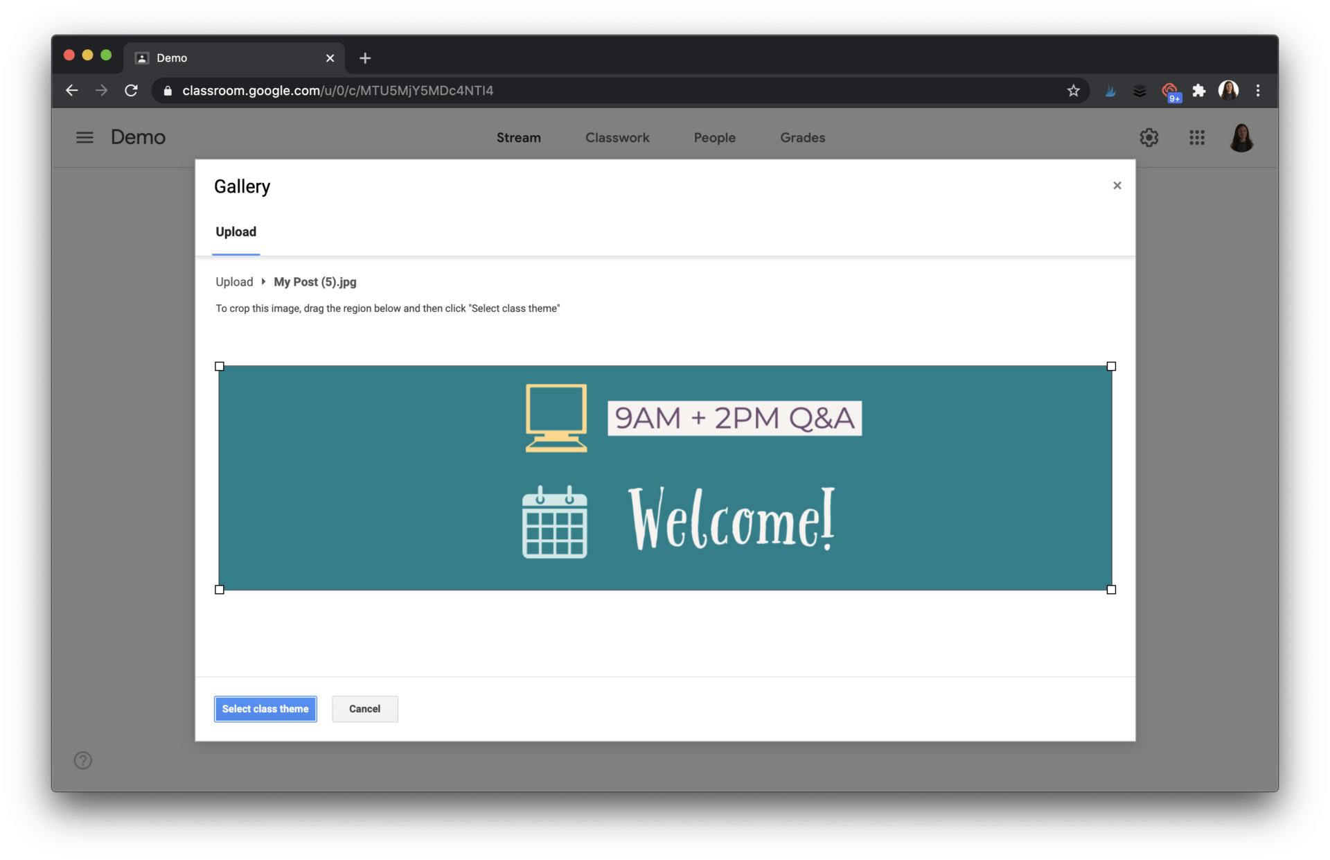 How to Customize Your Google Classroom Banner Class Tech Tips