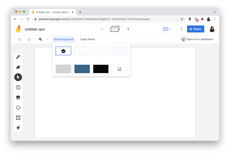 How to Customize Your Jamboard Background Class Tech Tips