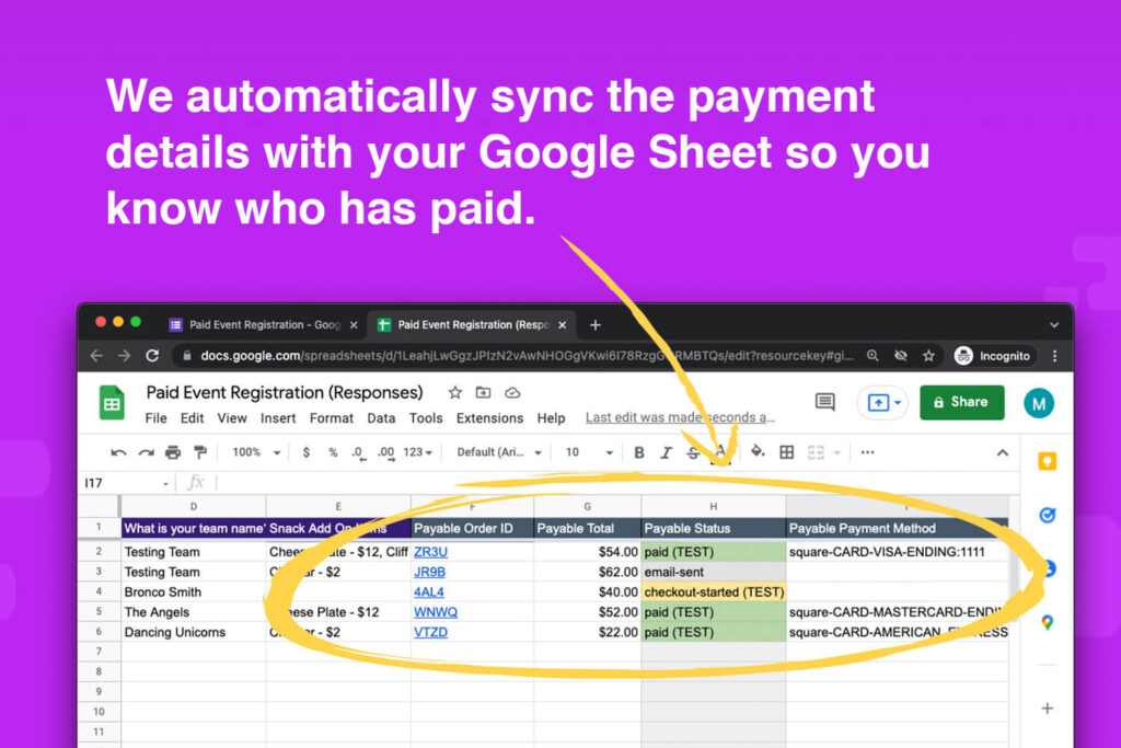 How to Use a Google Form to Collect Payments for School Events Class