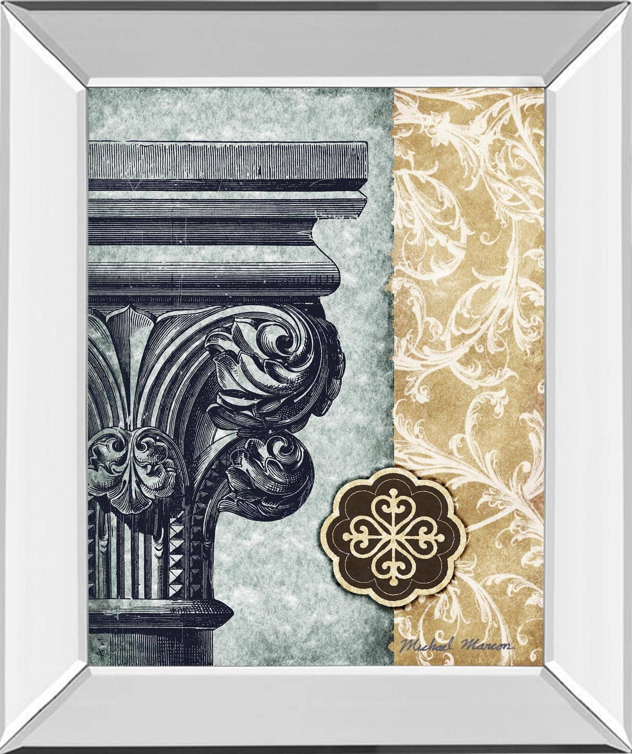 22 in. x 26 in. "Romanesque Il" By Michael Marcon Mirror Framed Print