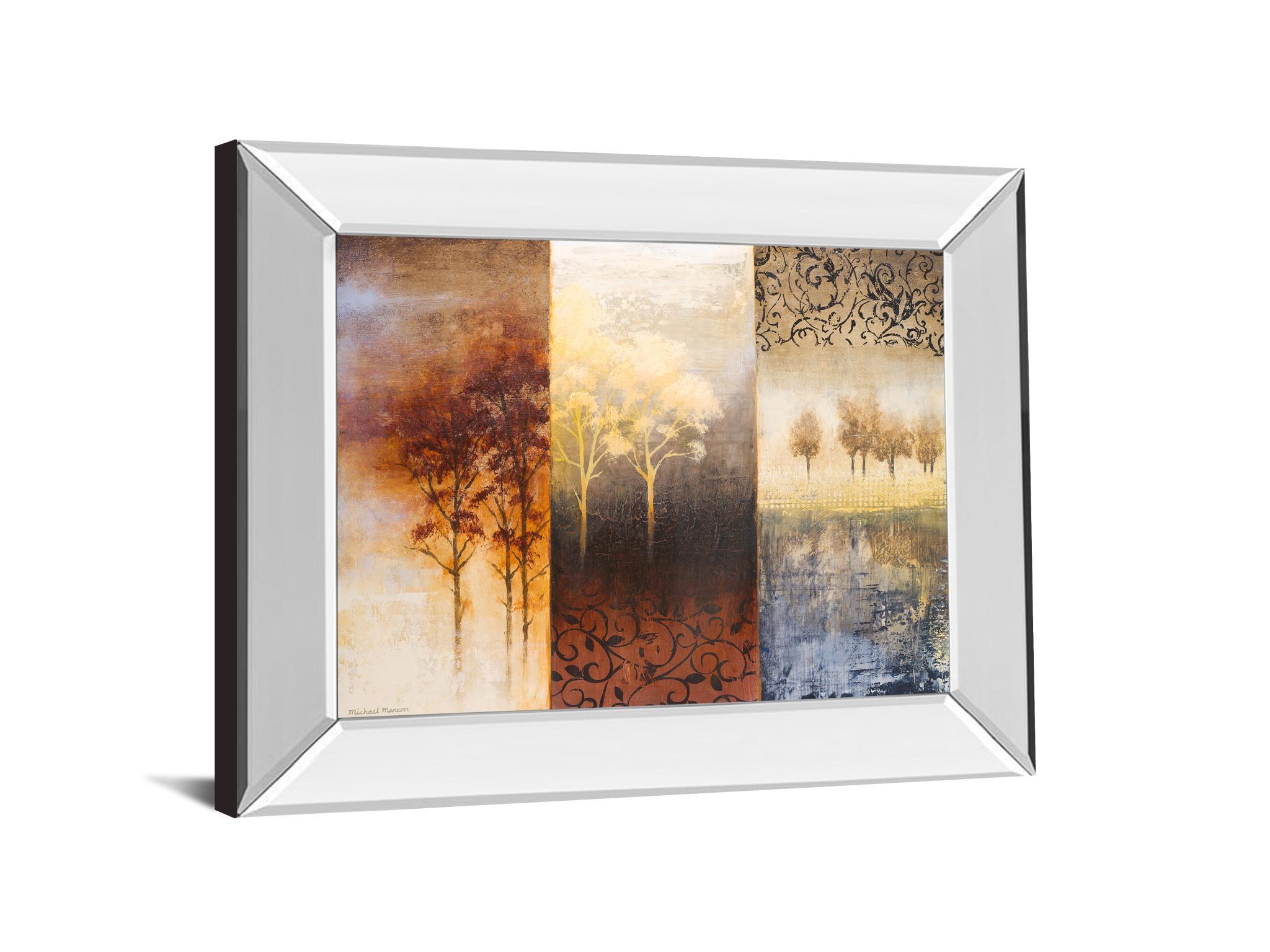22 in. x 26 in. "Lost In Trees I" By Michael Marcon Mirror Framed Print