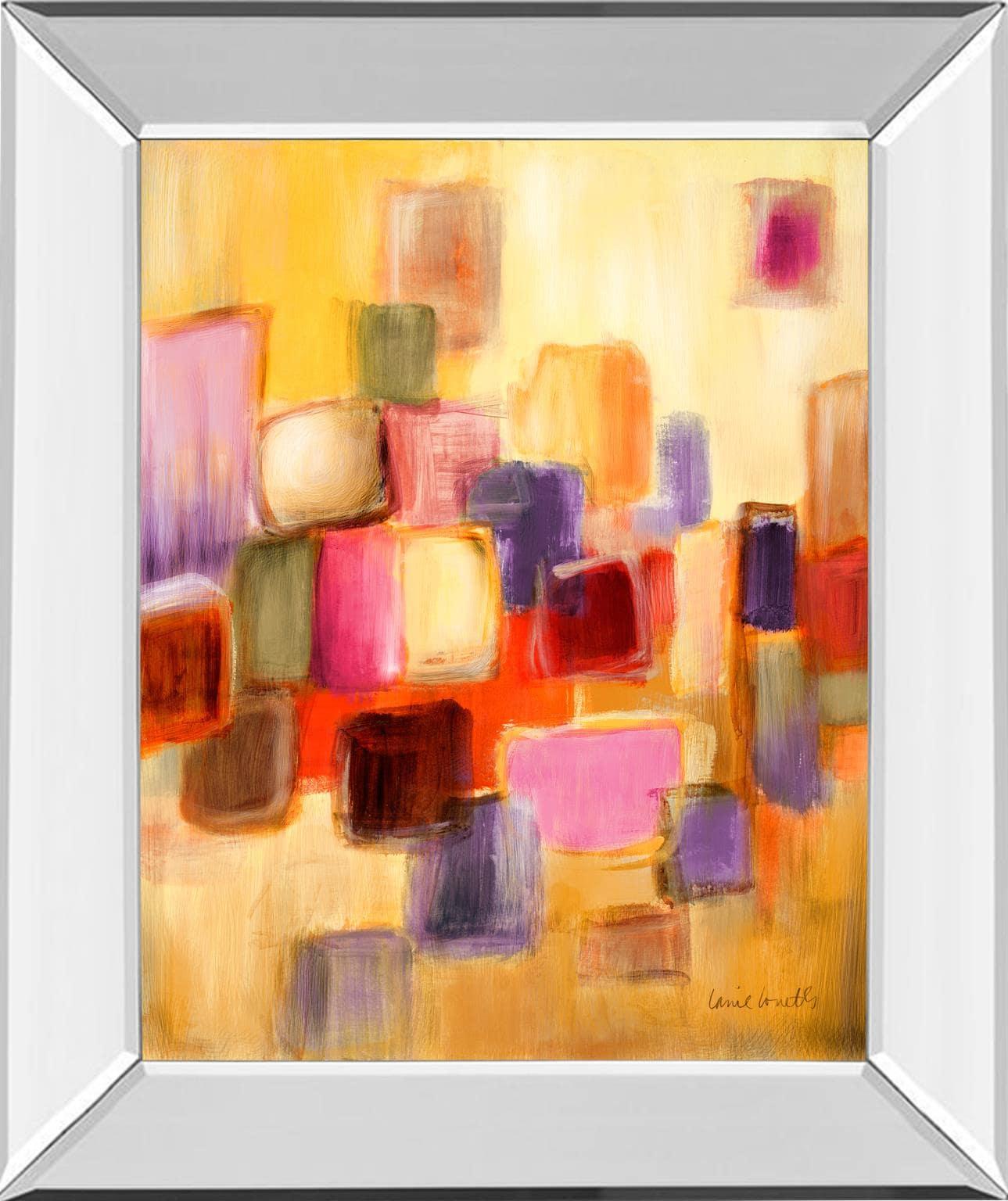 22 in. x 26 in. "Sonata I" By Lanie Loreth Mirror Framed Print Wall Art