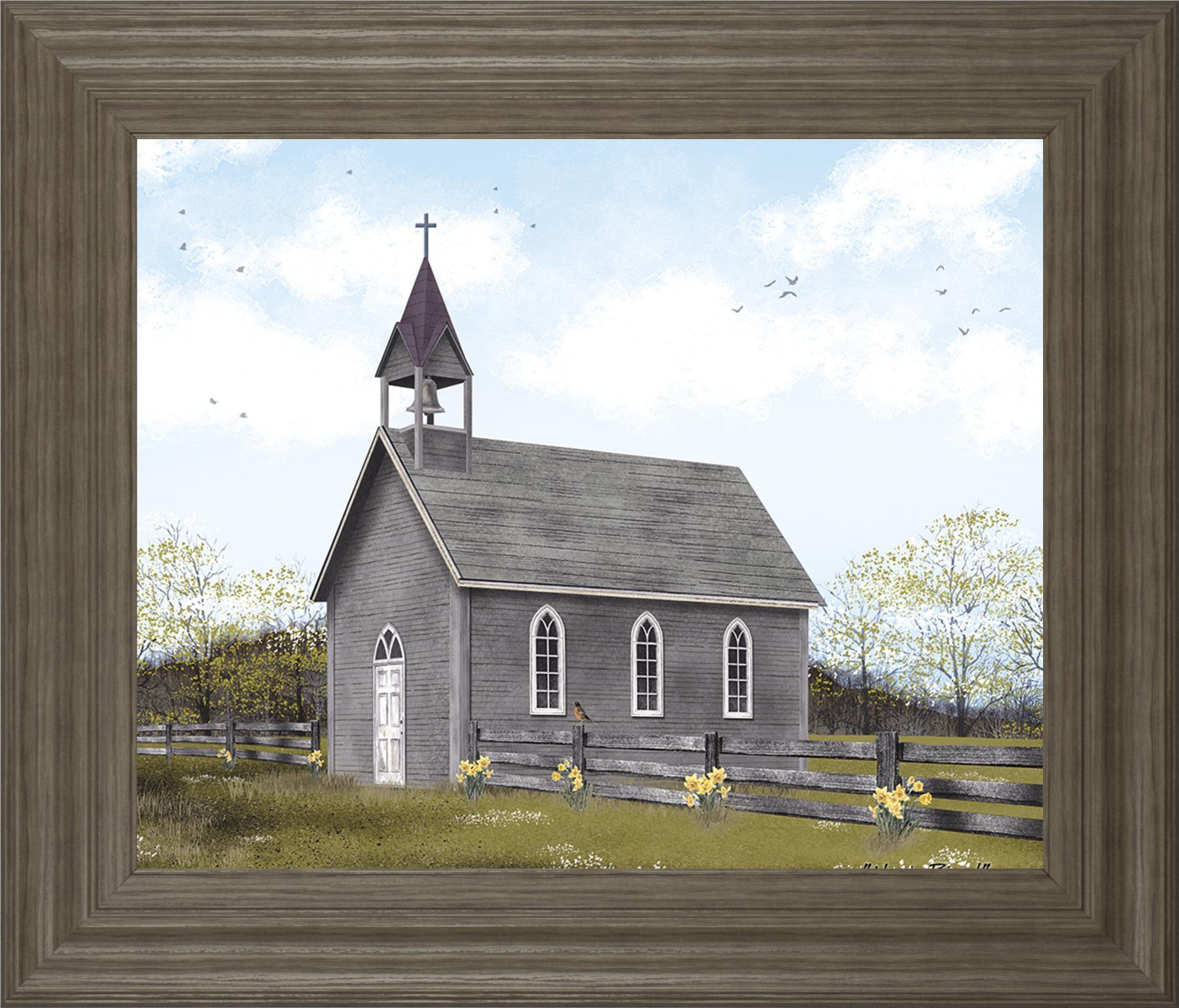 22 in. x 26 in. "He Is Risen" By Billy Jacobs Framed Print Wall Art
