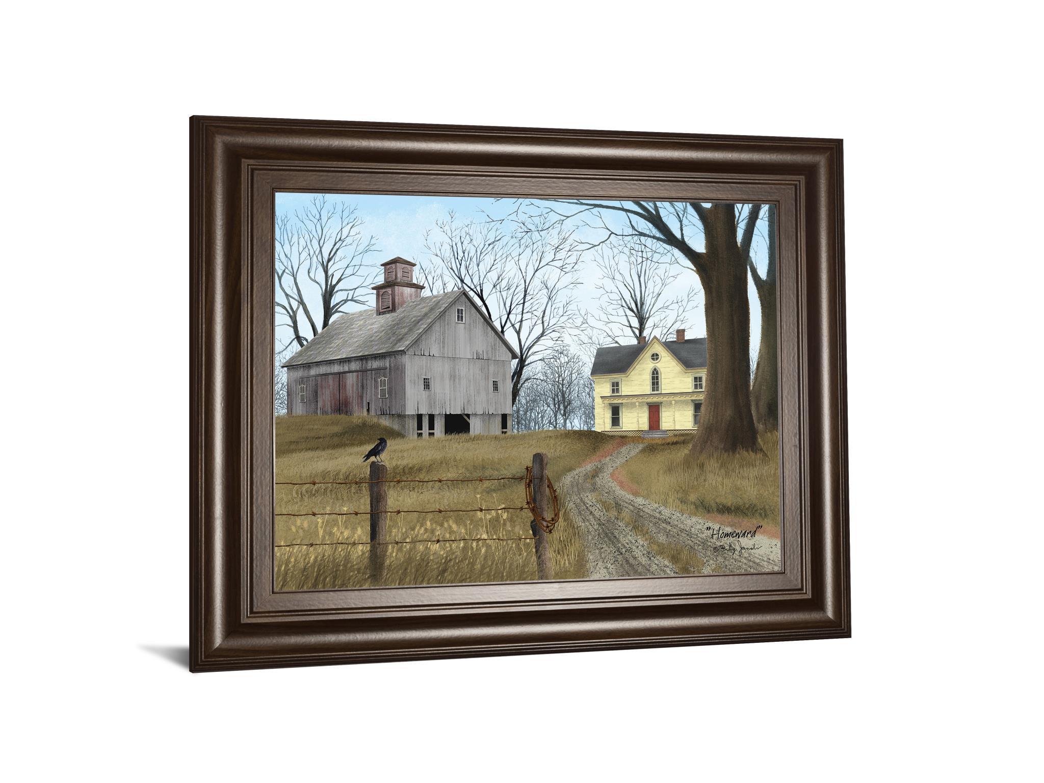 22 in. x 26 in. "Homeward" By Billy Jacobs Framed Print Wall Art