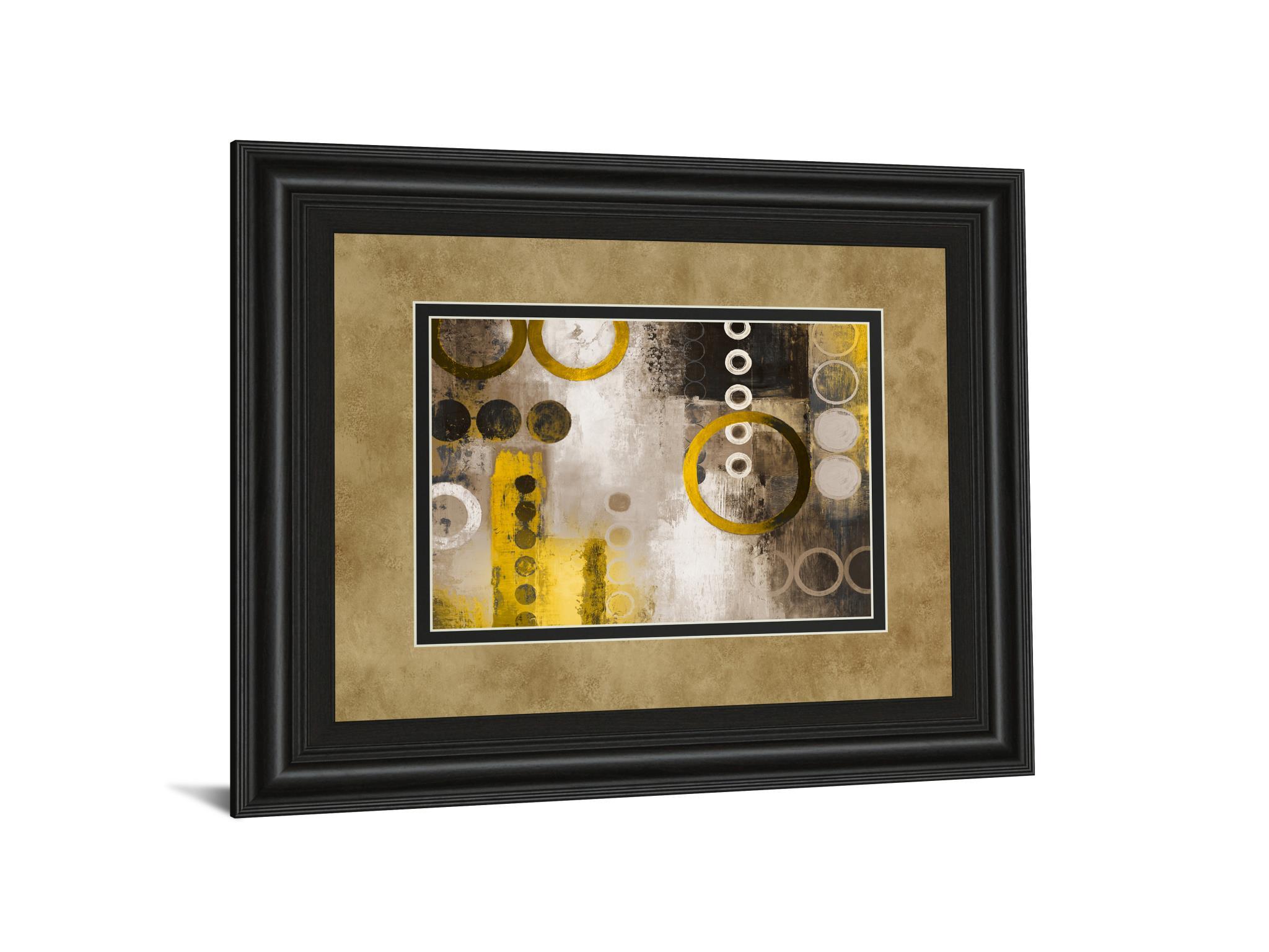 34 in. x 40 in. "Yellow Liberated" By Â Michael Marcon Framed Print