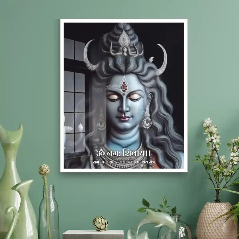Om Namah Shivaya Mantra Wall Art