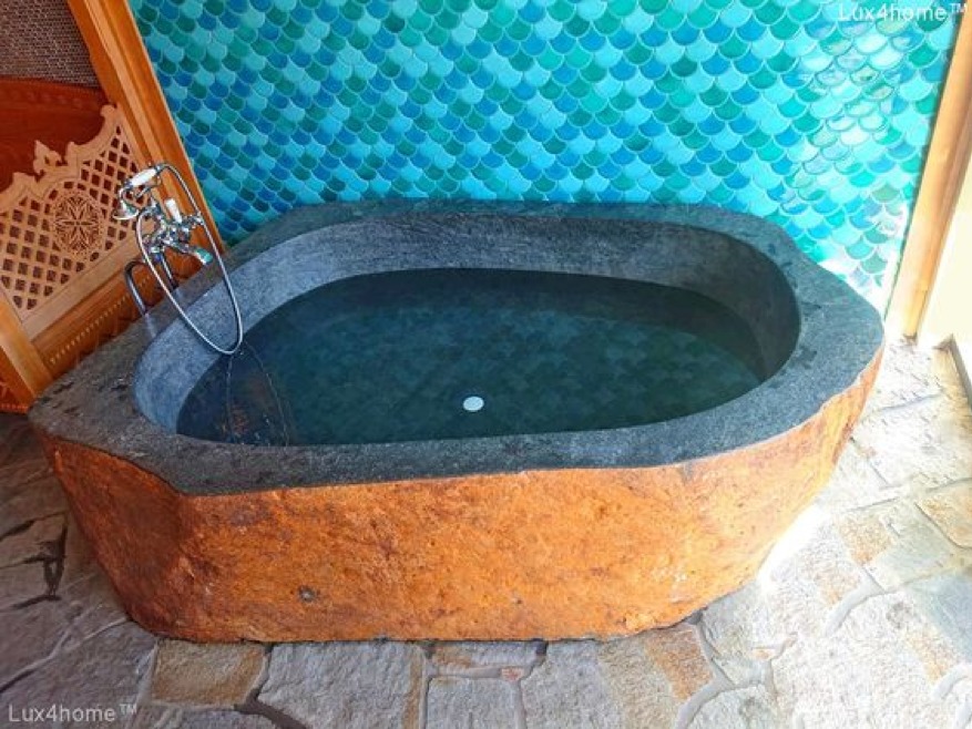 30 stone bathtub ideas for modern bathroom design