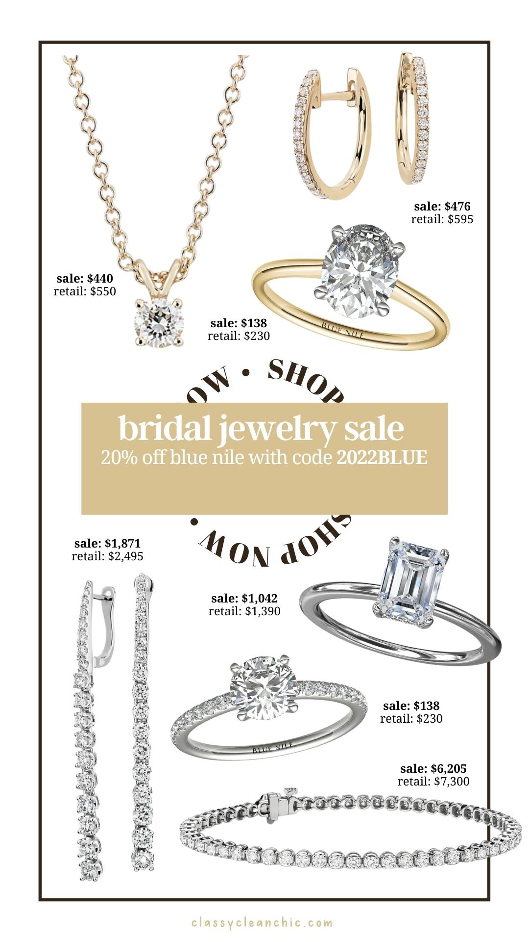 Blue Nile Jewelry Sale Classy clean chic