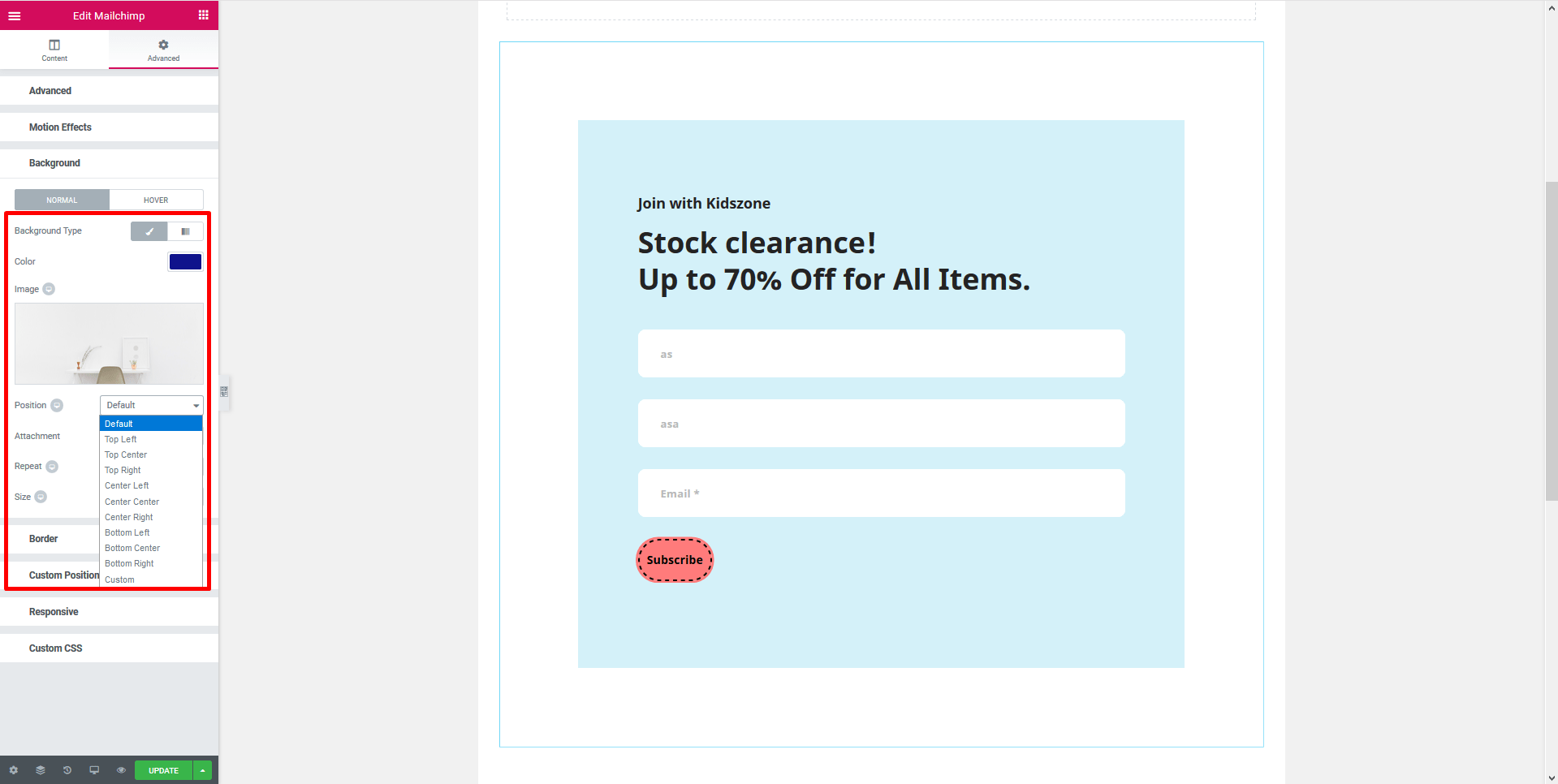 Mailchimp ClassyDevs