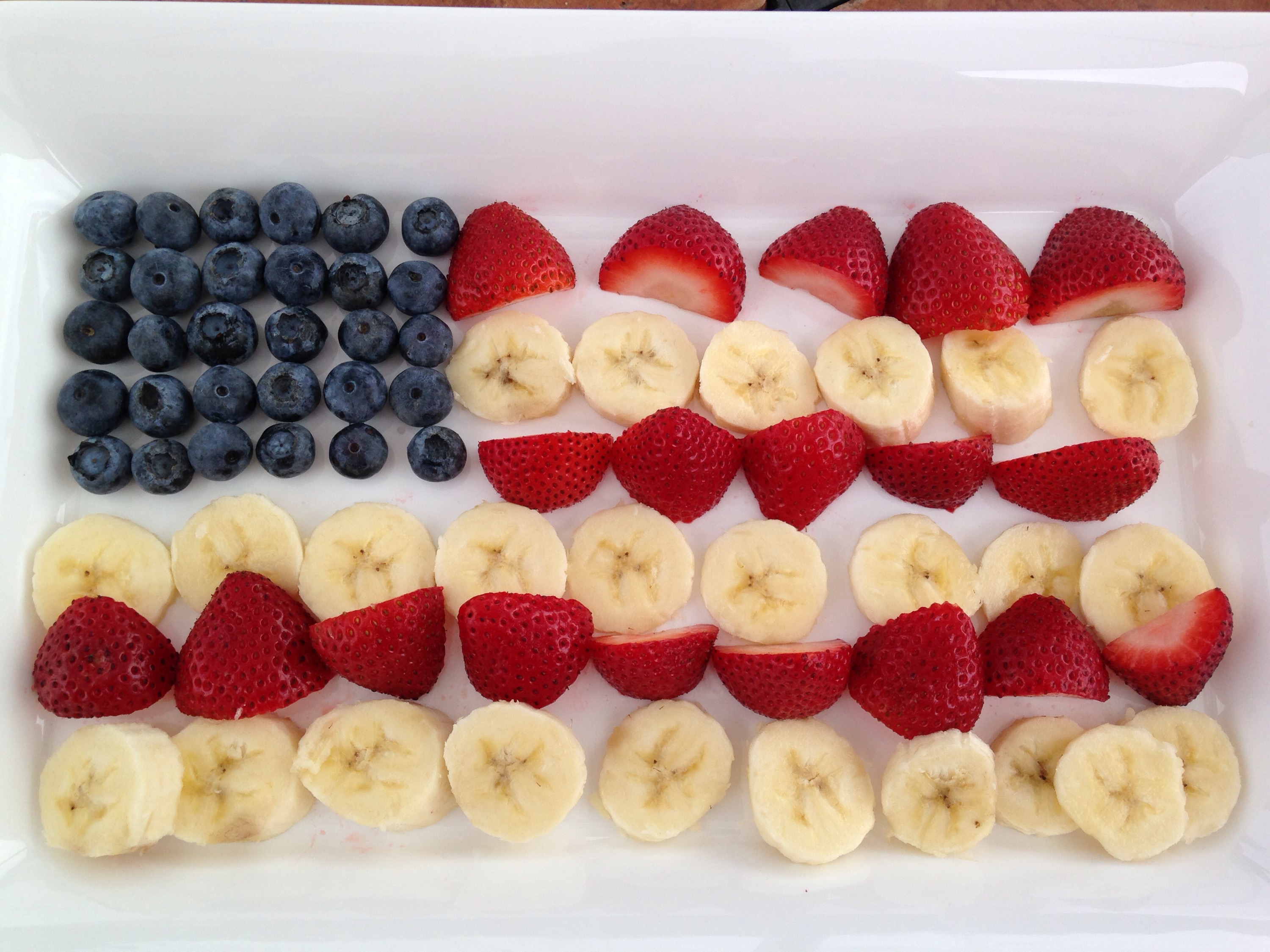 4th of July Fruit Flag Platter Recipe and Instructions Classy Mommy