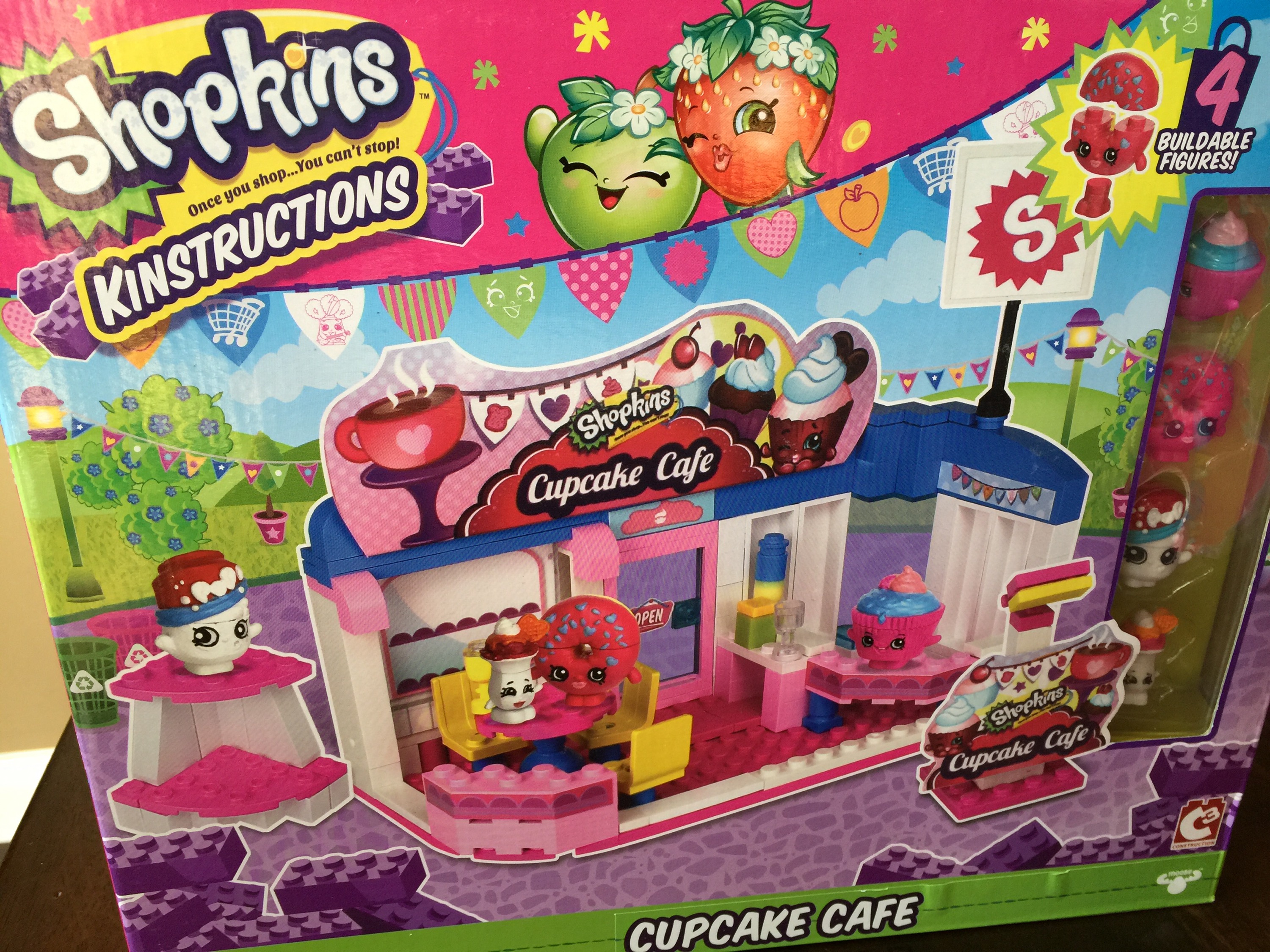 Brand New Shopkins C3 Kinstructions buildable Playsets Video Review and