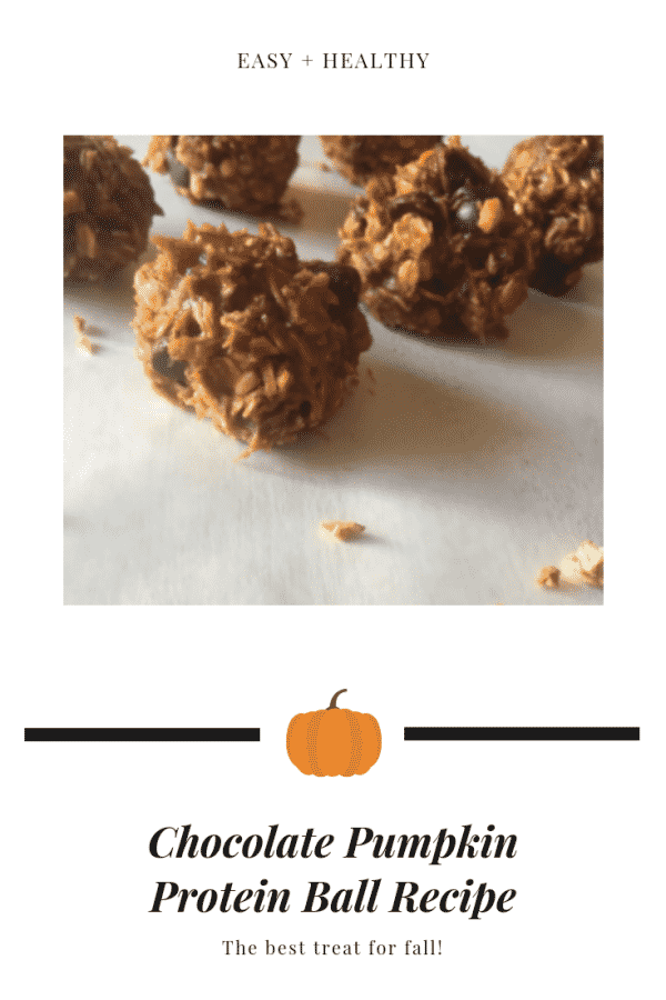 Chocolate Pumpkin Protein Balls Recipe Classy Mommy