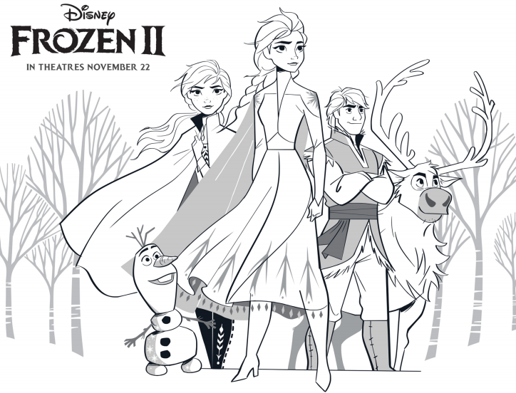 New Free Printable Frozen 2 Coloring Pages Classy Mommy