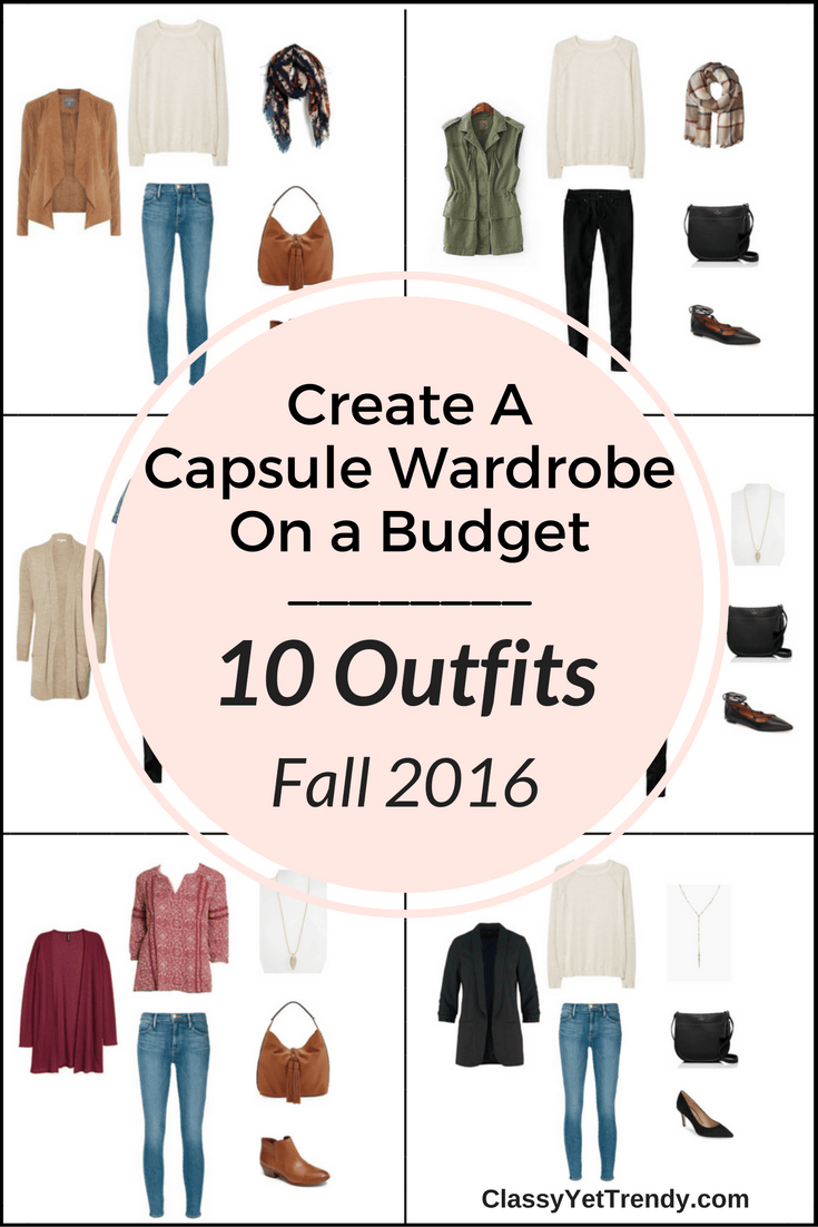 Create a Capsule Wardrobe On a Budget 10 Fall Outfits Classy Yet Trendy