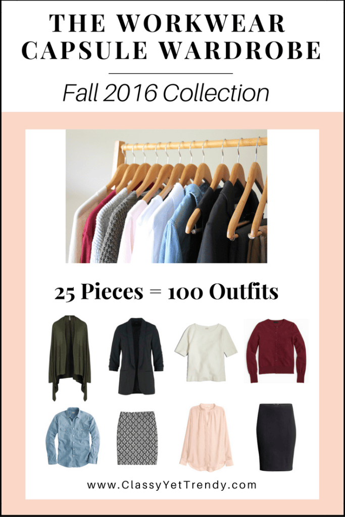The Workwear Capsule Wardrobe EBook Fall 2016 Collection Classy Yet
