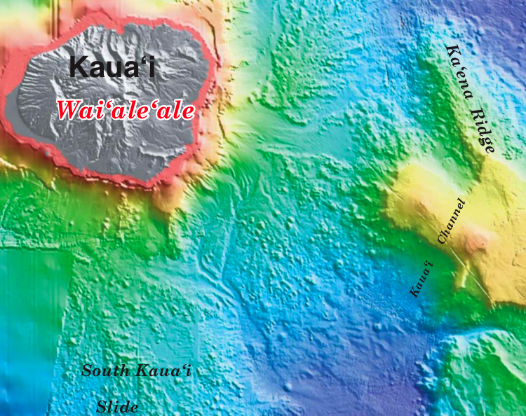 Hawaii Sea Floor Map SeaFloor Sunday 60 Hawaiian Archipelago Clastic Detritus