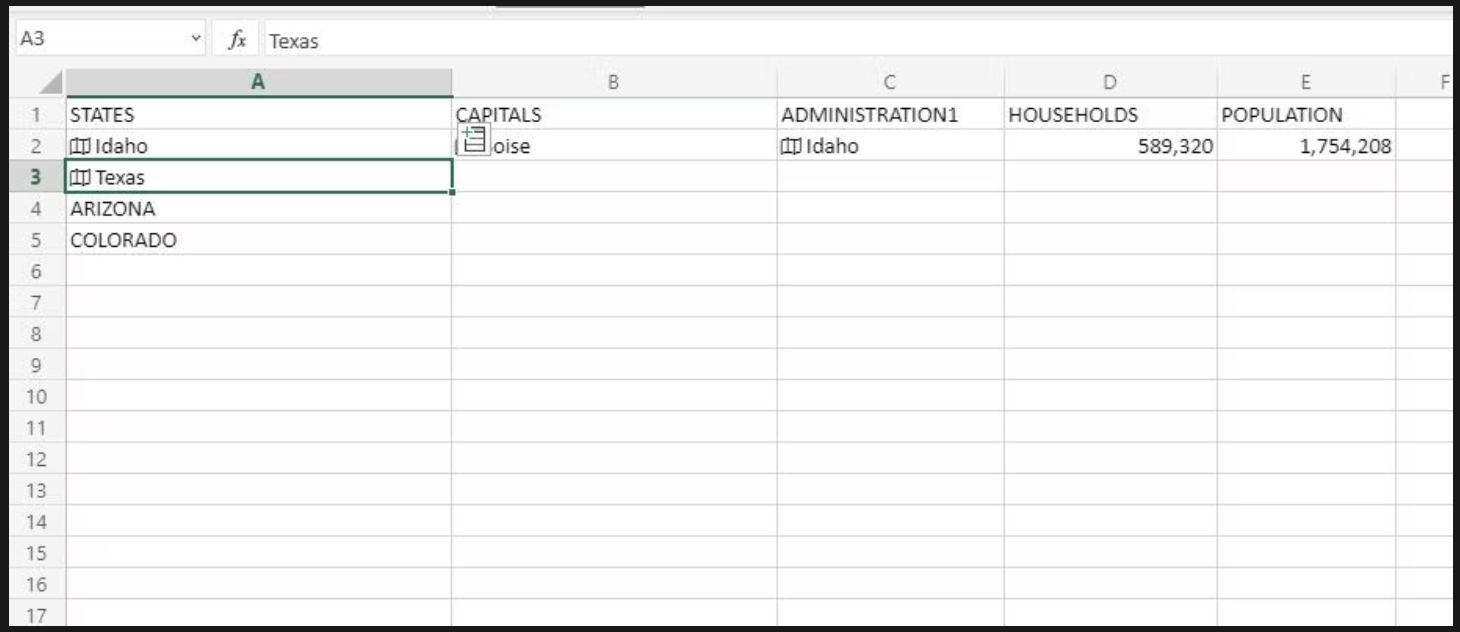 How to Use the Map and Geography Feature in Microsoft Excel