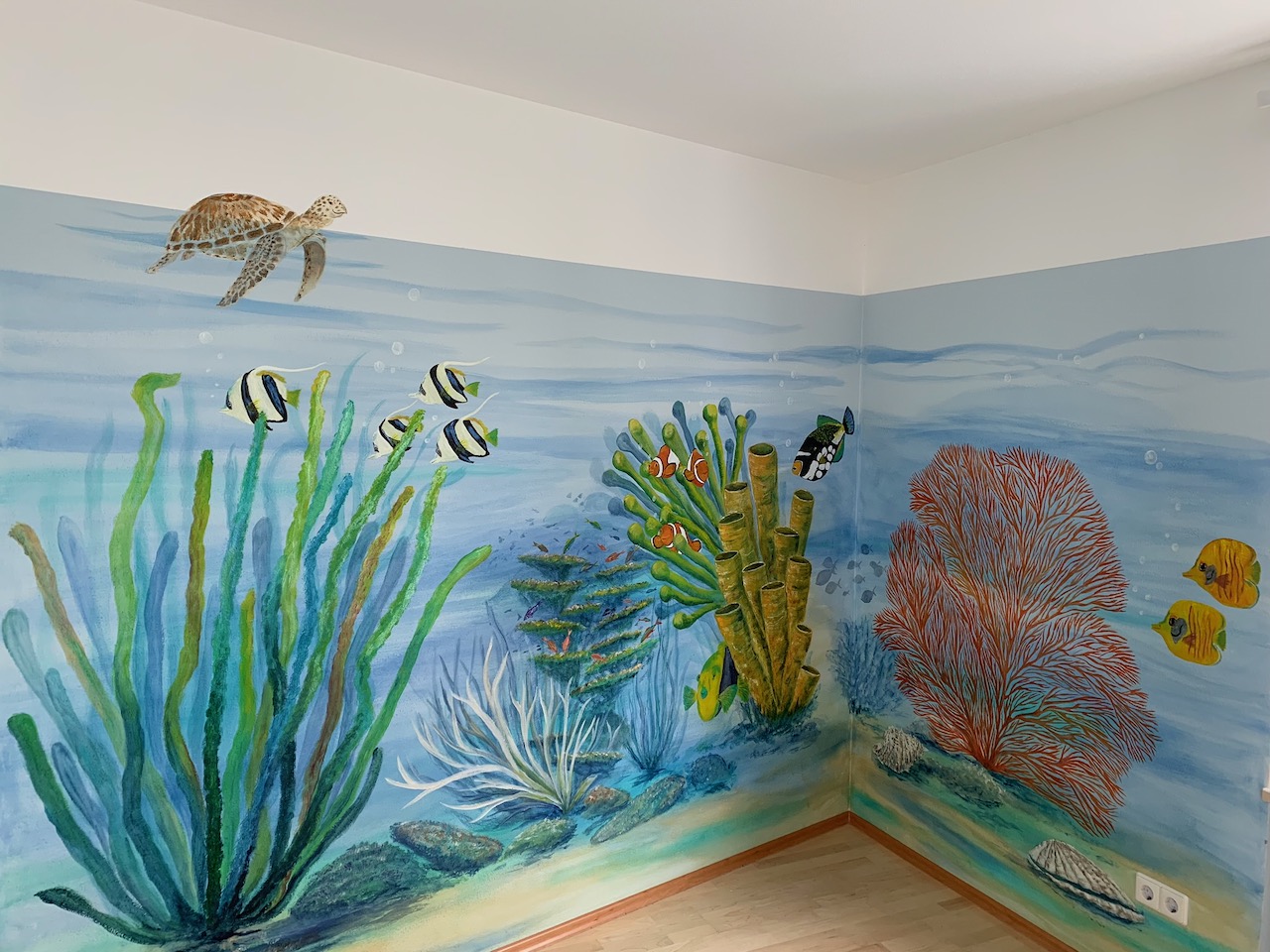 Kinderzimmer Wandmalerei Claudia Botz