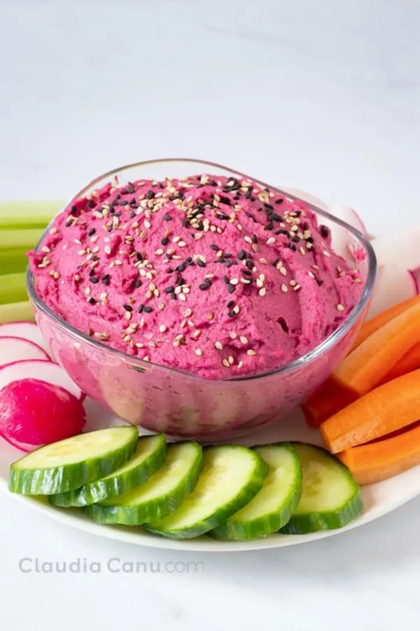 Beetroot And Chickpea Hummus Claudia Canu