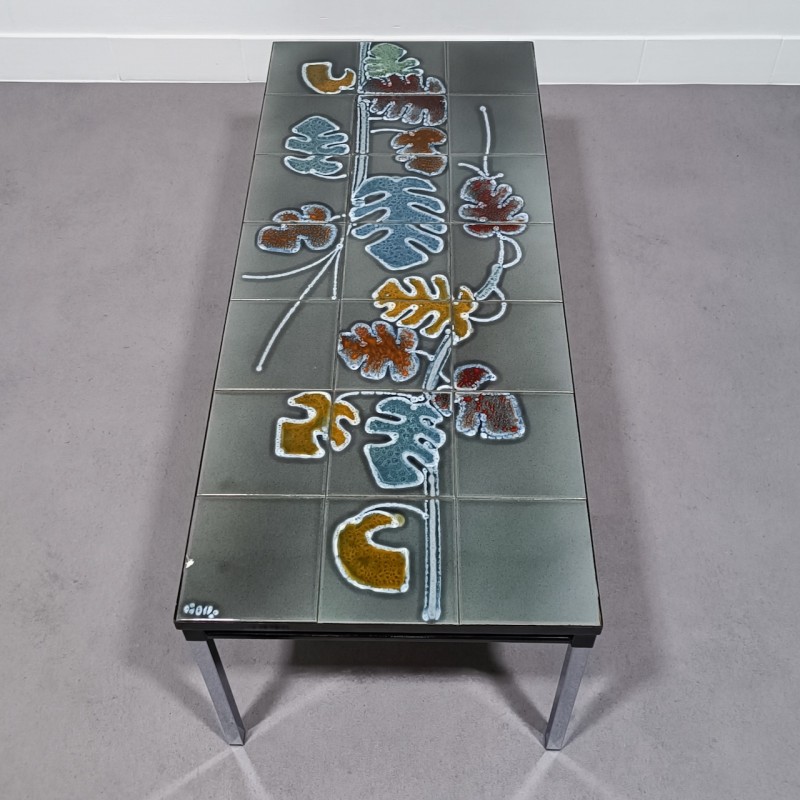 Vintage tile table