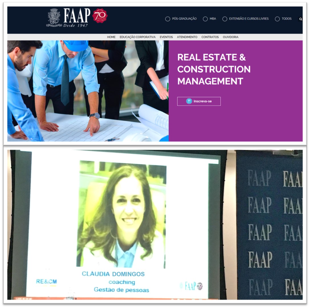 Nova pósgraduação REAL ESTATE & CONSTRUCTION MANAGEMENT Claudia
