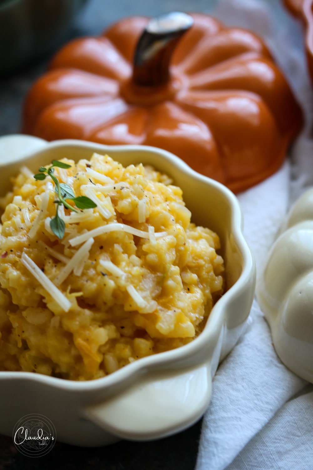 Easy Pumpkin Risotto Claudia's Table