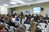 APEME | Associação das Pequenas e Médias Empresas de Garibaldi | Marcellini contou trajetória de vida a empresários e estudantes