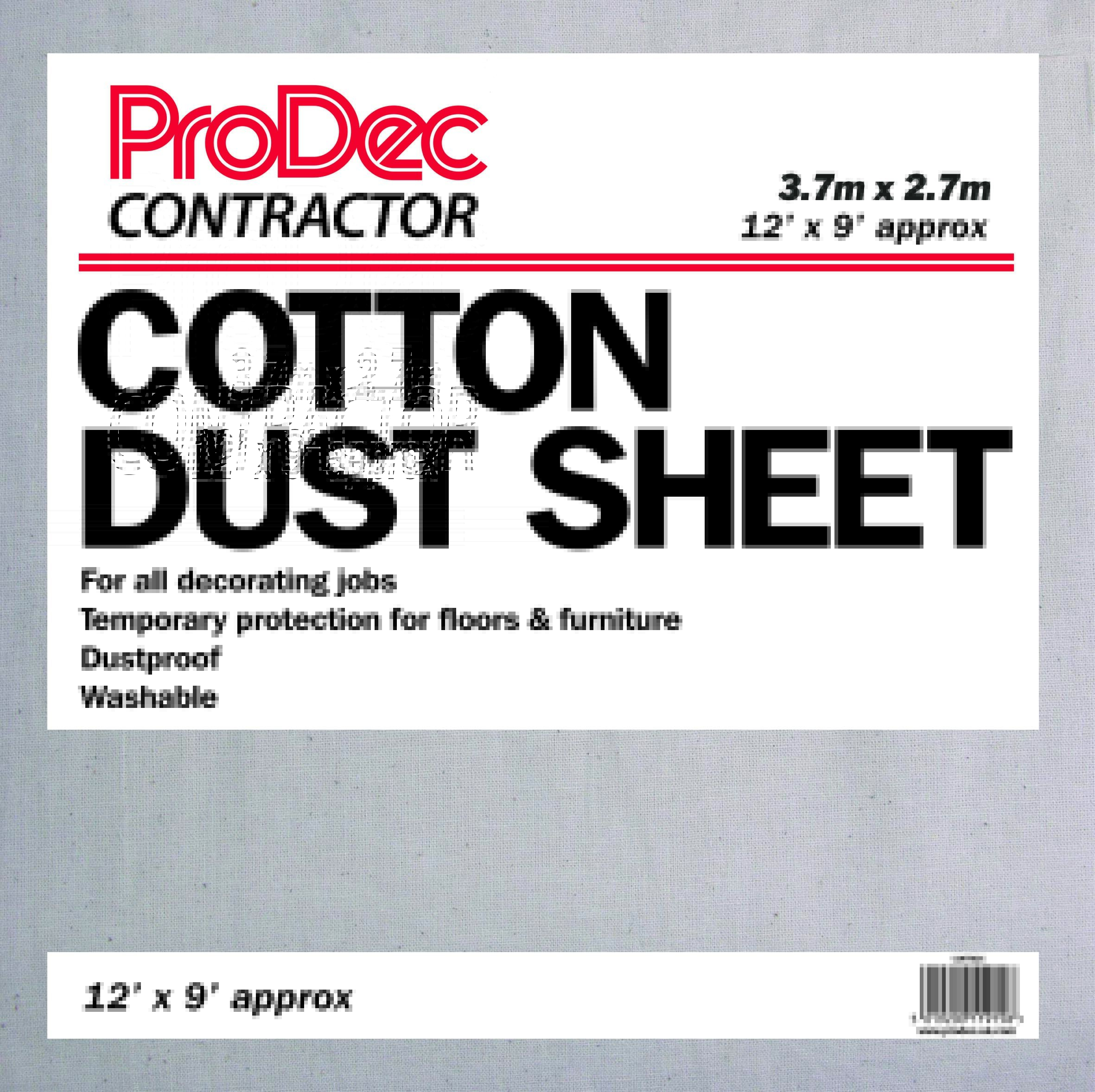 Cotton Twill Dust Sheet Diy Claudy