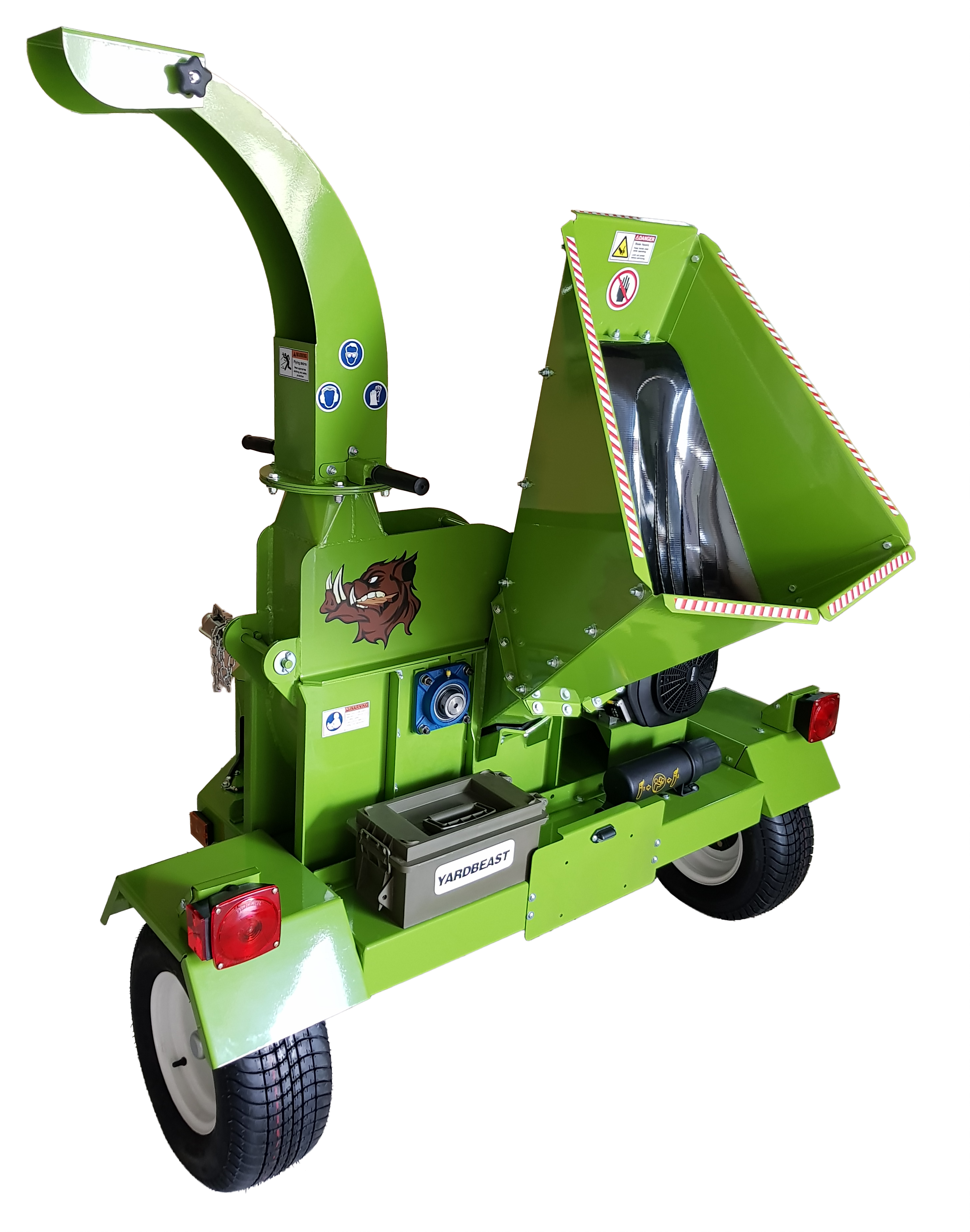 Yardbeast (4.5”) CommercialGrade Self Feeding Wood Chipper with 674cc