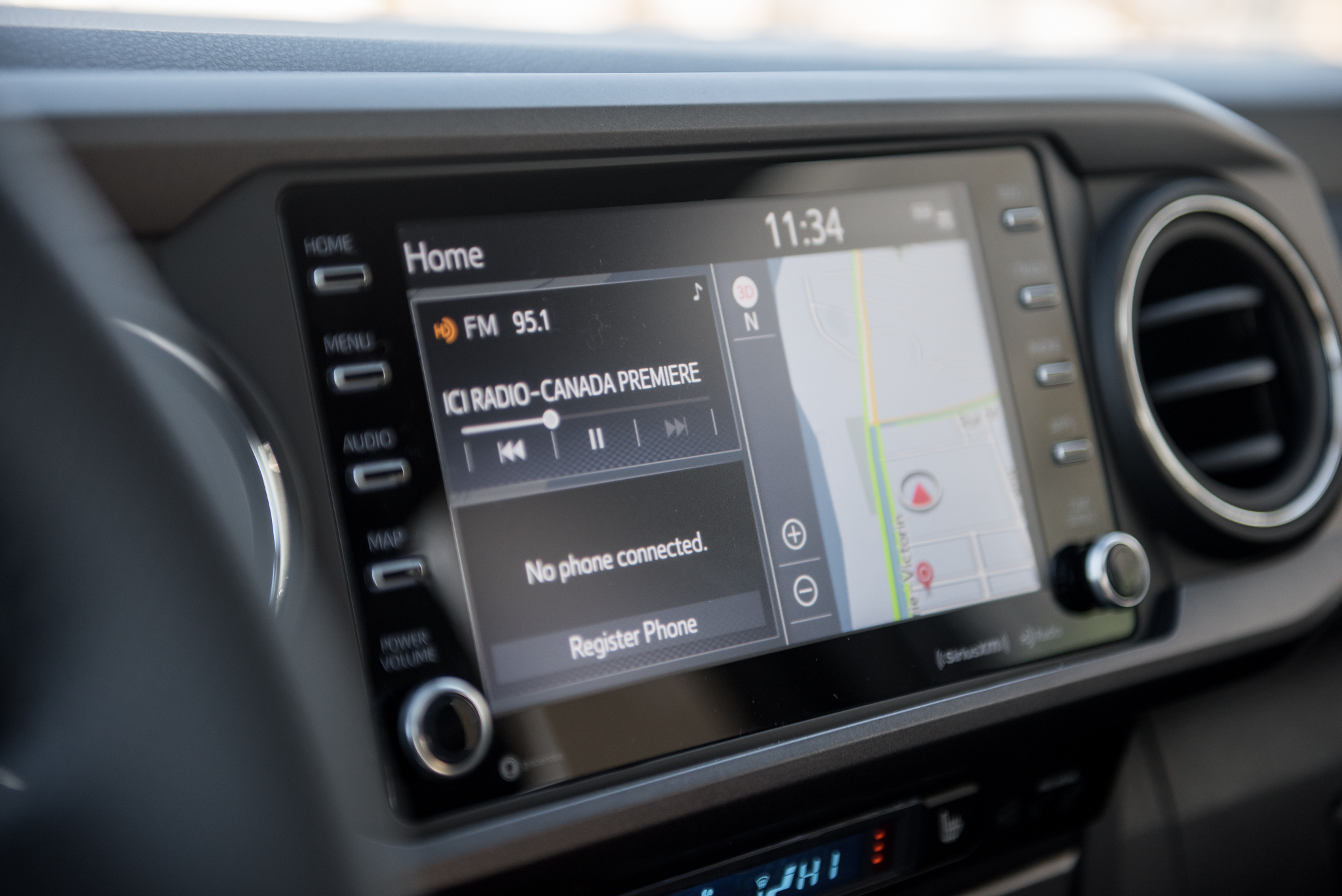 2020 Toyota Infotainment System Clavey's Corner