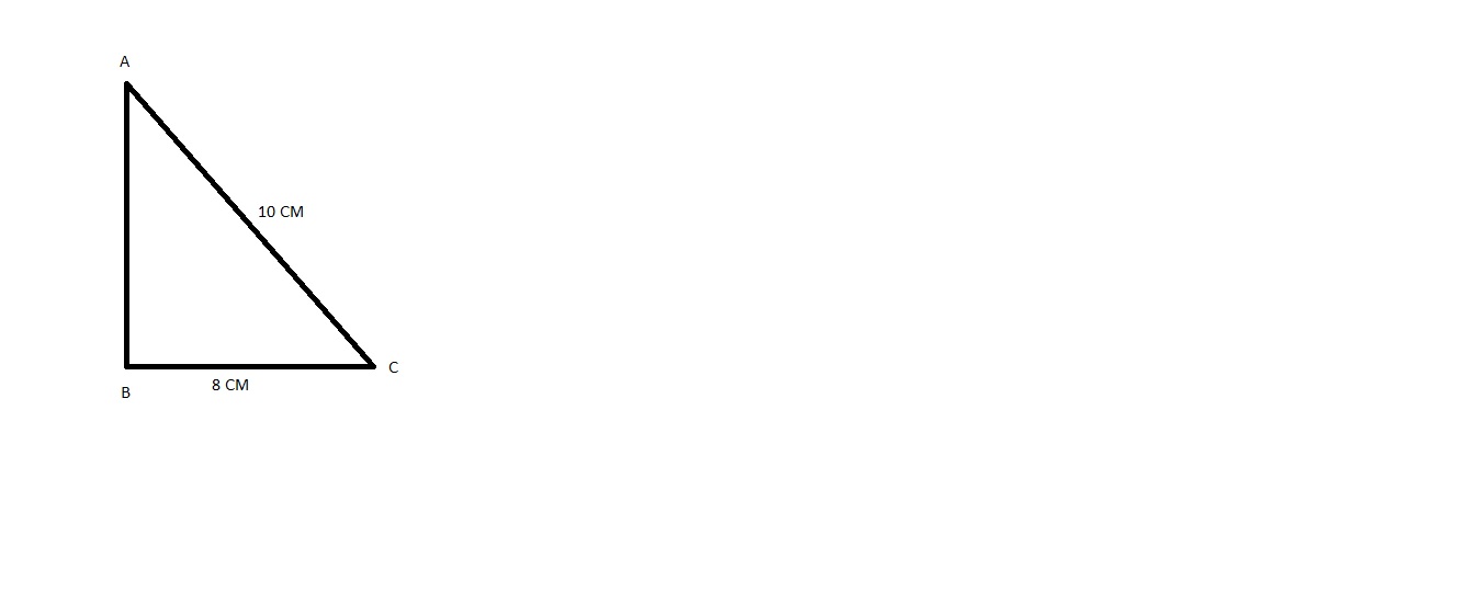 Find the area of a right angled triangle whose hypotenuse