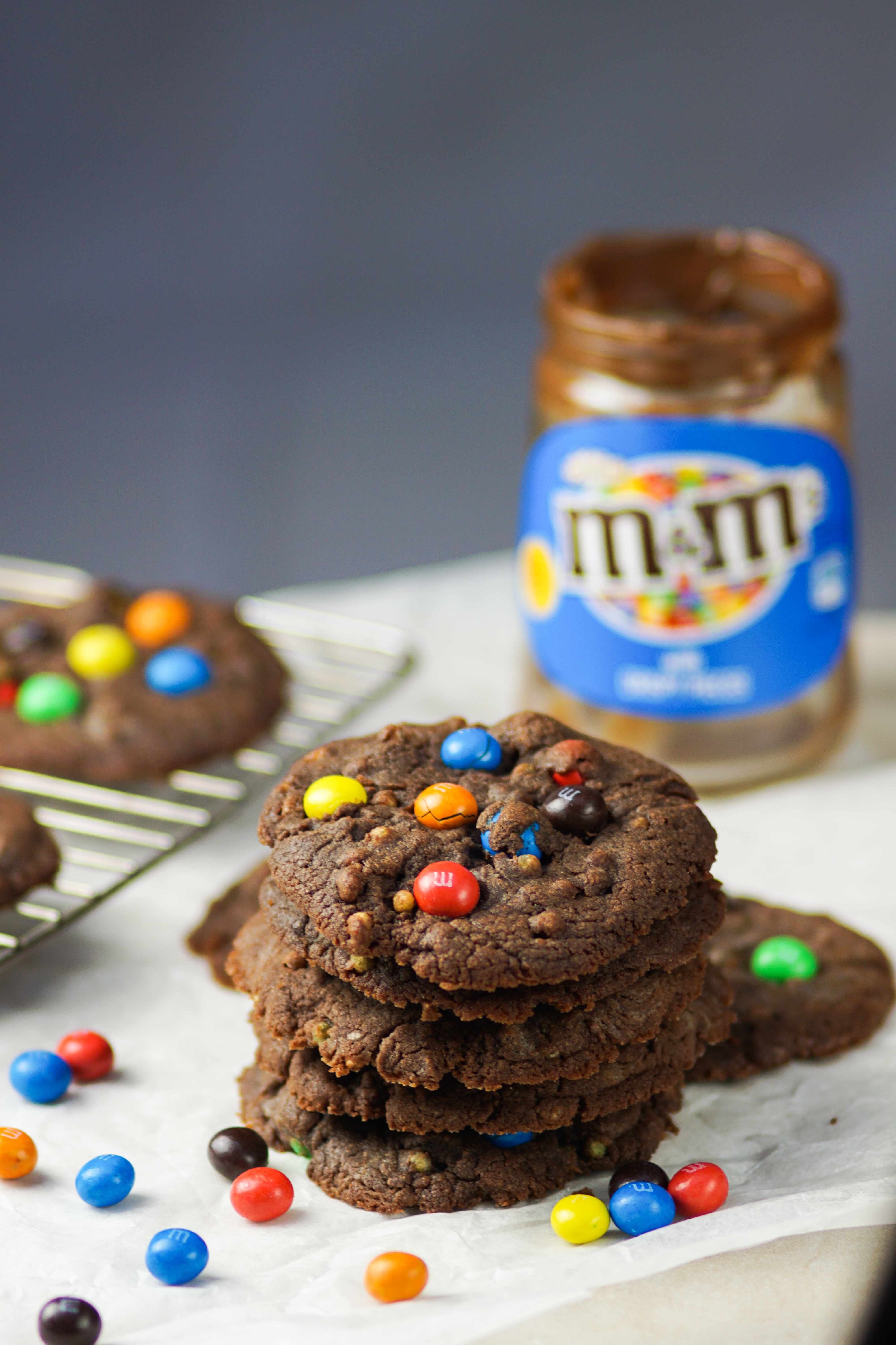 m&m cookies