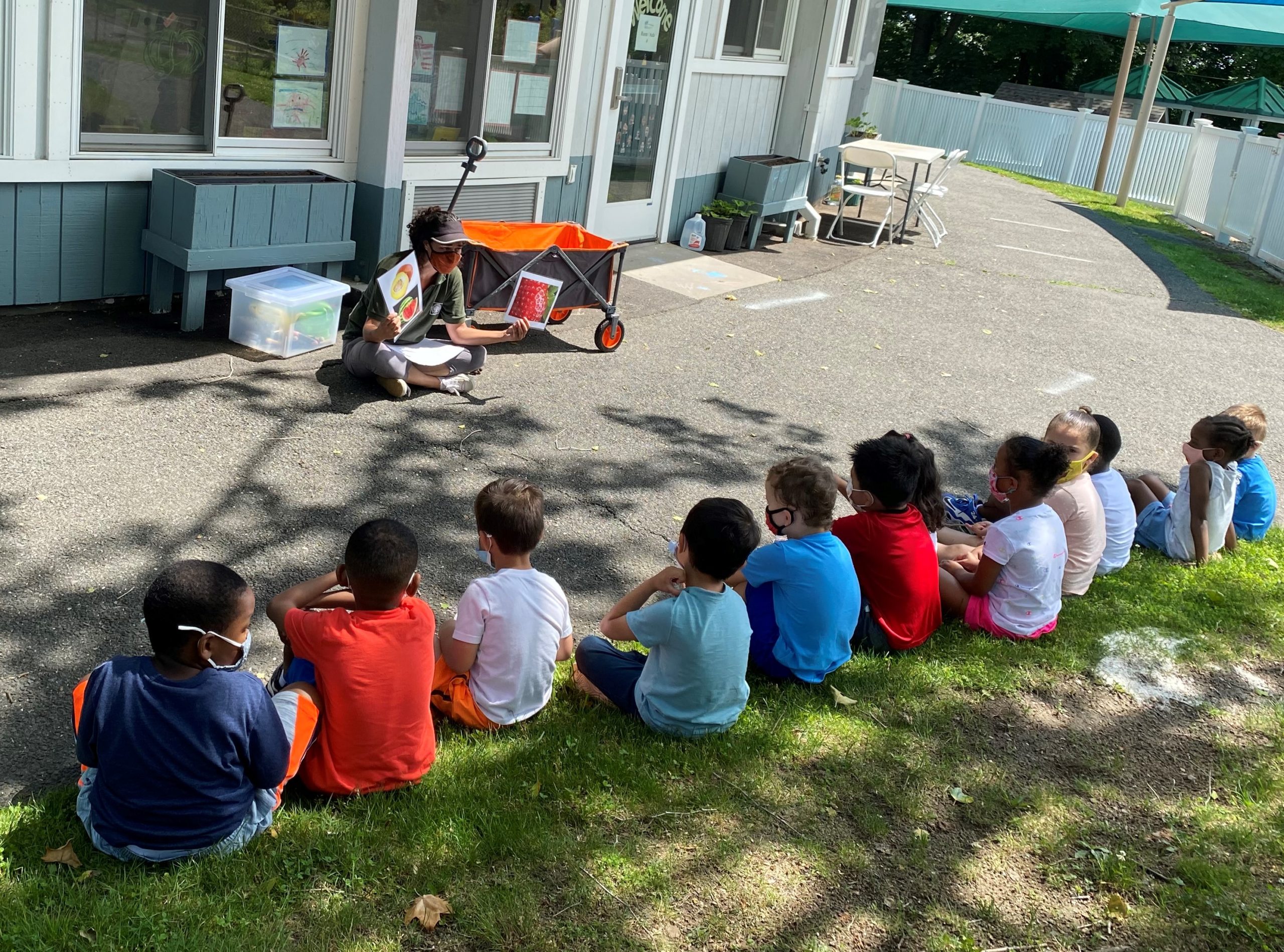 Planting Strawberries! Children's Learning Centers of Fairfield County