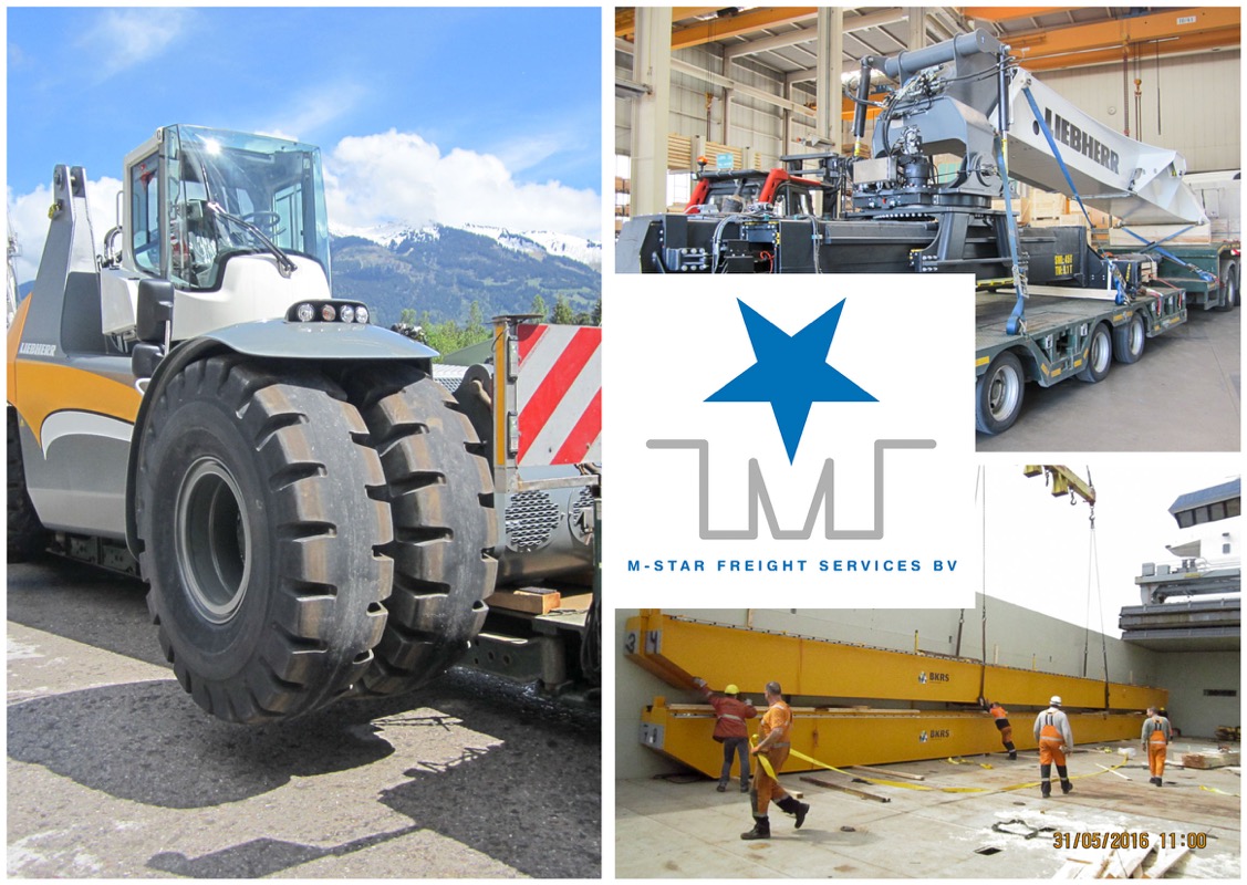 Port equipment destined for Suriname, South America handled by MStar