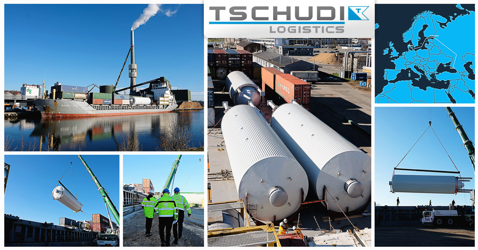 Tschudi Shipped Brewery Tanks from Denmark to Russia