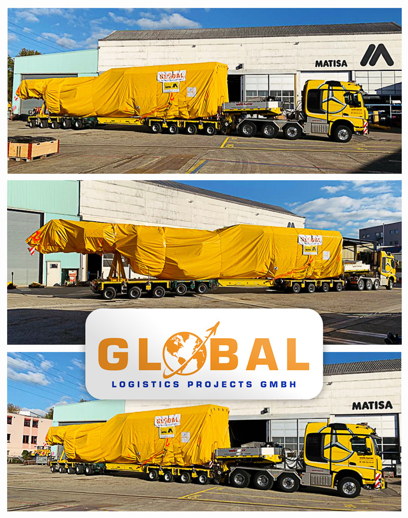Global Logistics Projects Loaded a Wagon for Rio de Janeiro with Two to
