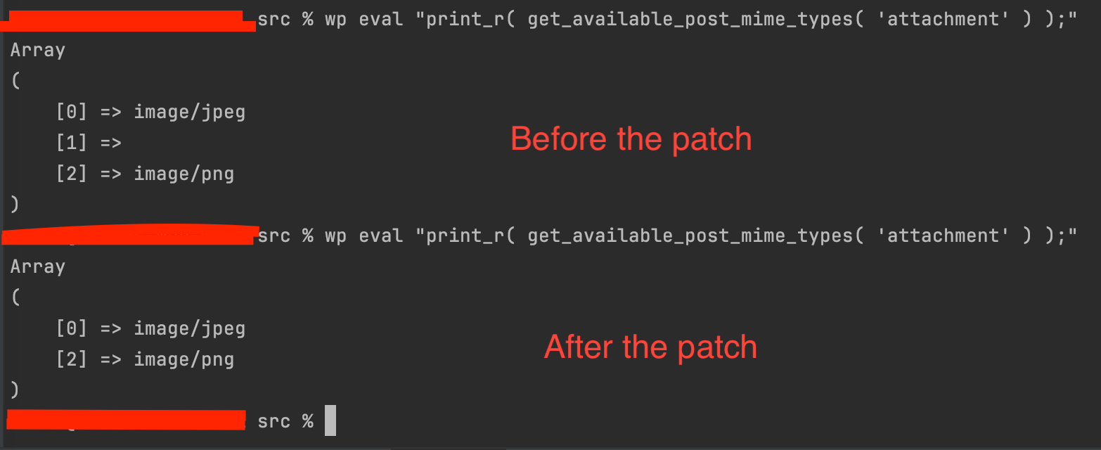 59195 (deprecation notice triggered in post.php by passing null to parameter 2 in preg_match