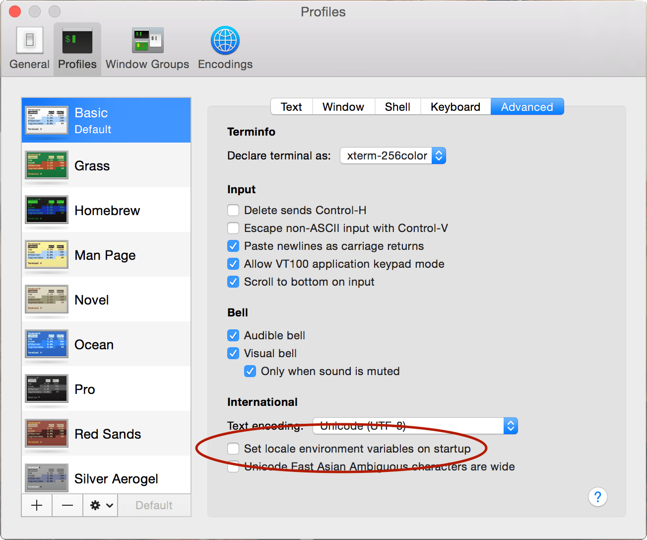 Really fix locale errors on an ssh connection from OSX Fomfus For
