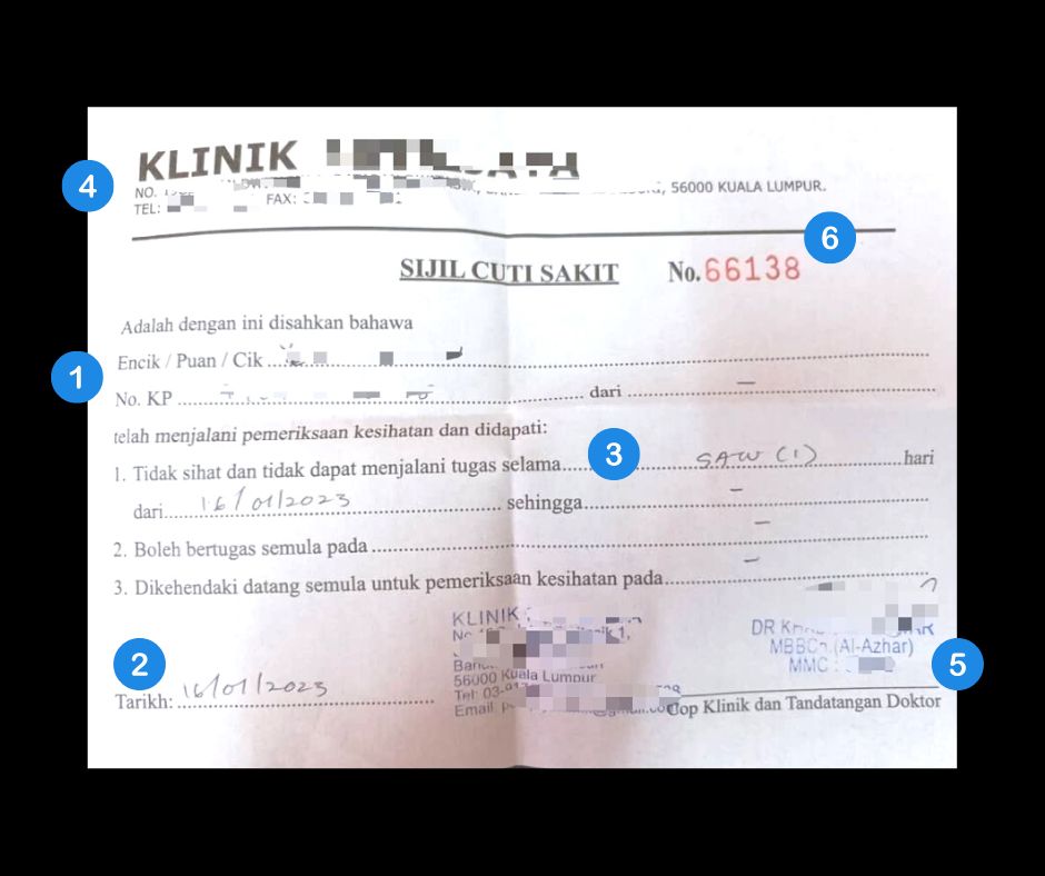 3 ways to verify whether a medical certificate (MC) is legitimate