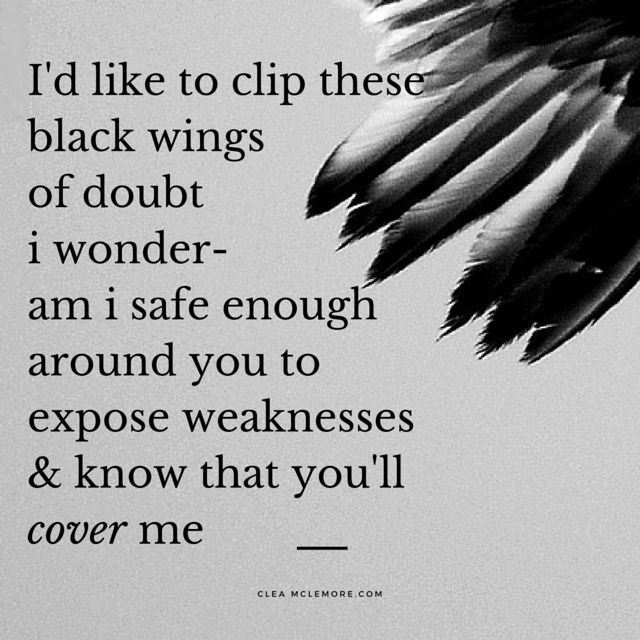 Cover Me A Poem Clea McLemore