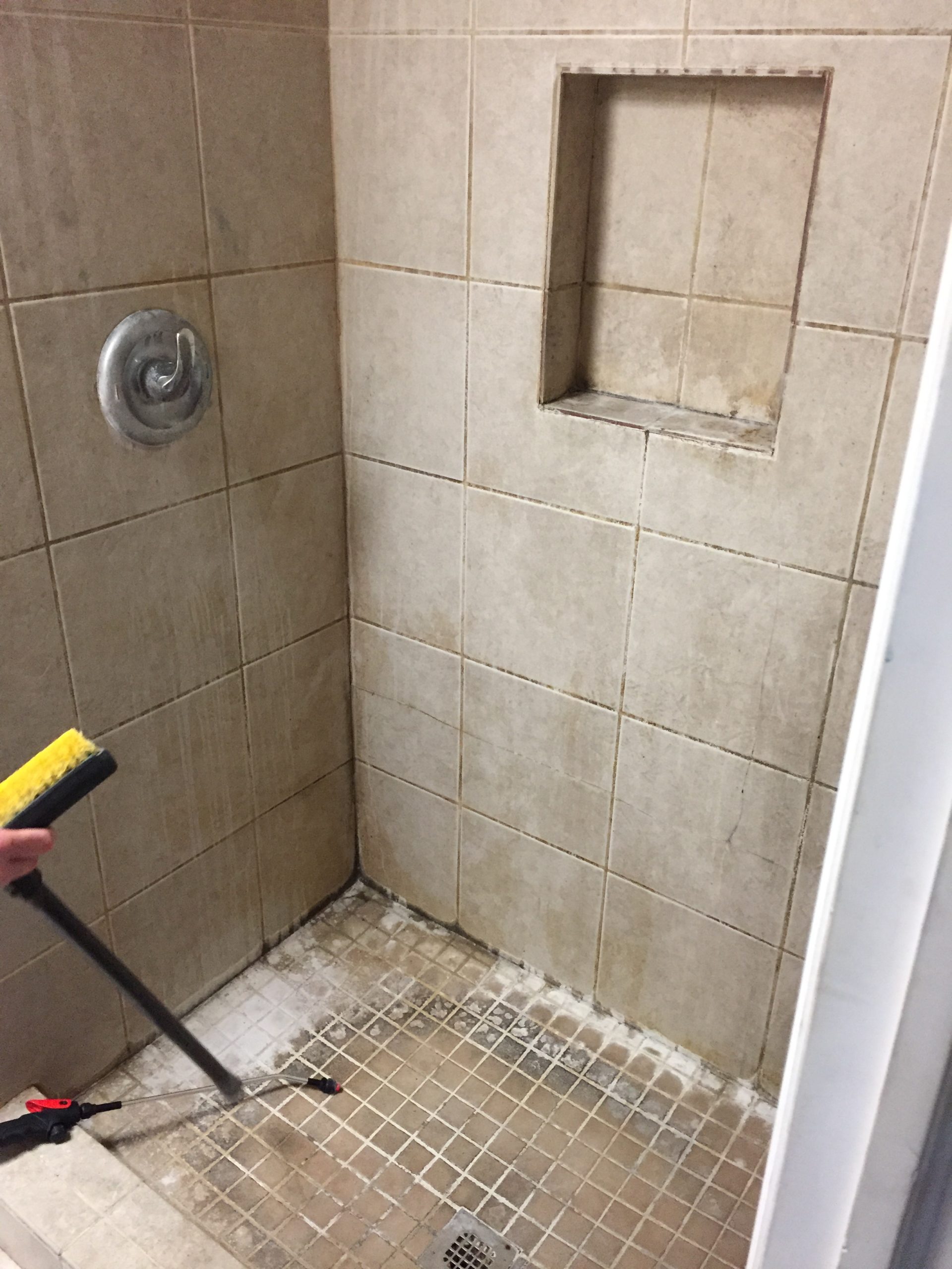 Shower & Tiles Before/After CleanPrep Cleaning Services