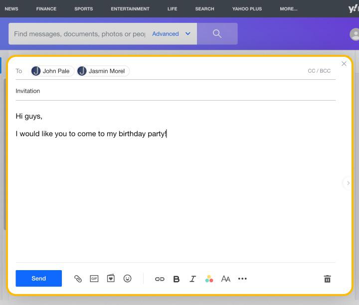 How to Create a Distribution List in Yahoo Mail