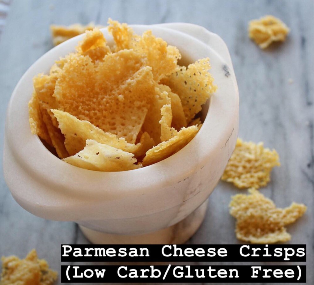 Parmesan Cheese Crisps (Low Carb/Gluten Free) Clean Cravings